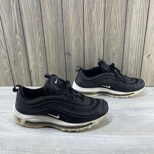 Nike Air Max 97 Black White 921826-001 Men's Size 9.5 Athletic Sneakers READ